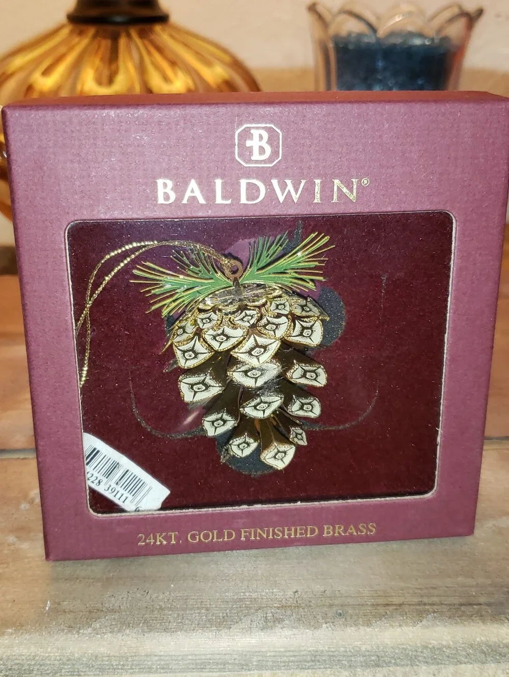 Baldwin 24 Kt. Gold Finished Brass 